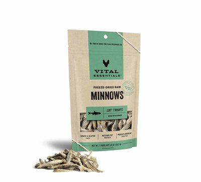 Vital Essentials(R) Freeze-Dried Raw Minnows Cat Treats, 1.0 oz - Your Pet Connection