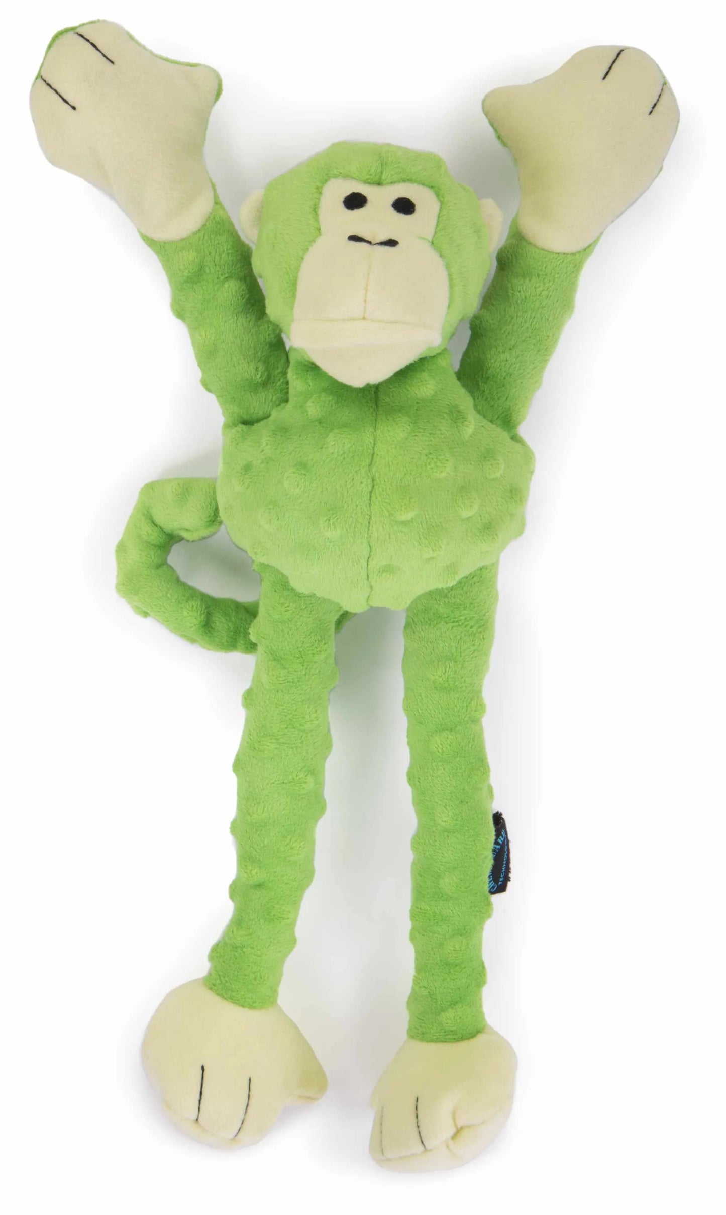 goDog Crazy Tugs Monkeys Squeaky Plush Dog Toy Large - Your Pet Connection