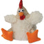 goDog Checkers Fat Rooster White w/Chew Guard Plush Dog Toy - Your Pet Connection