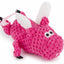 goDog Checkers Just For Me Flying Pig Squeaky Plush Dog Toy Mini - Your Pet Connection