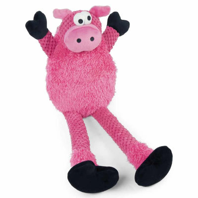 goDog Checkers Skinny Pig w/Chew Guard Plush Dog Toy - Your Pet Connection