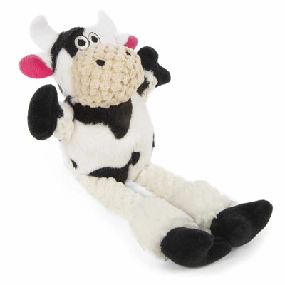 goDog Just For Me Checkers Skinny Cow w/Chew Guard Plush Dog Toy - Your Pet Connection