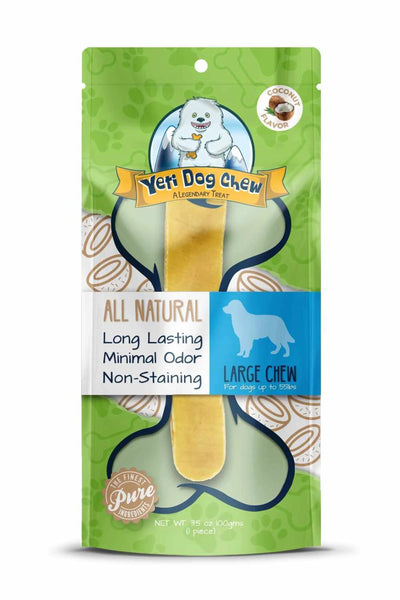 Yeti Dog Chews Coconut Large Chews 1 piece 3.5oz - Your Pet Connection