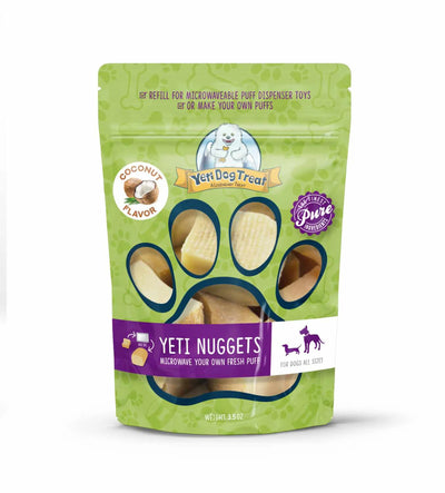 Yeti Dog Nuggets Coconut Flavored 6 pieces 3.5oz - Your Pet Connection