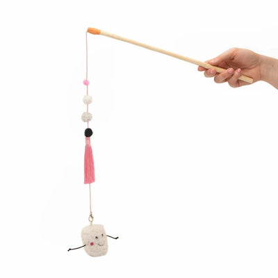 ZippyClaws Interactive Bamboo Wand Cat Toy