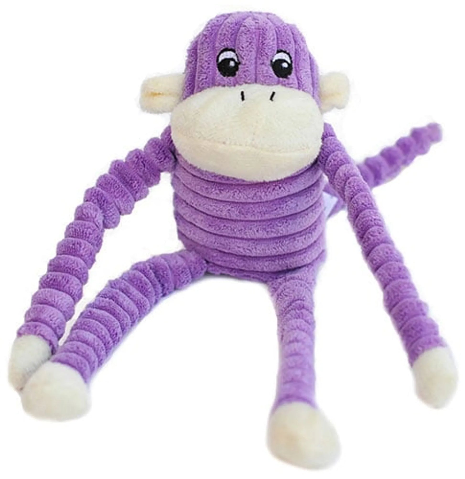 ZippyPaws Spencer Crinkle Monkey Purple Small - Your Pet Connection