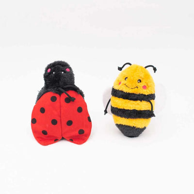 ZippyPaws Crinkle 2-Pack Bee and Ladybug - Your Pet Connection