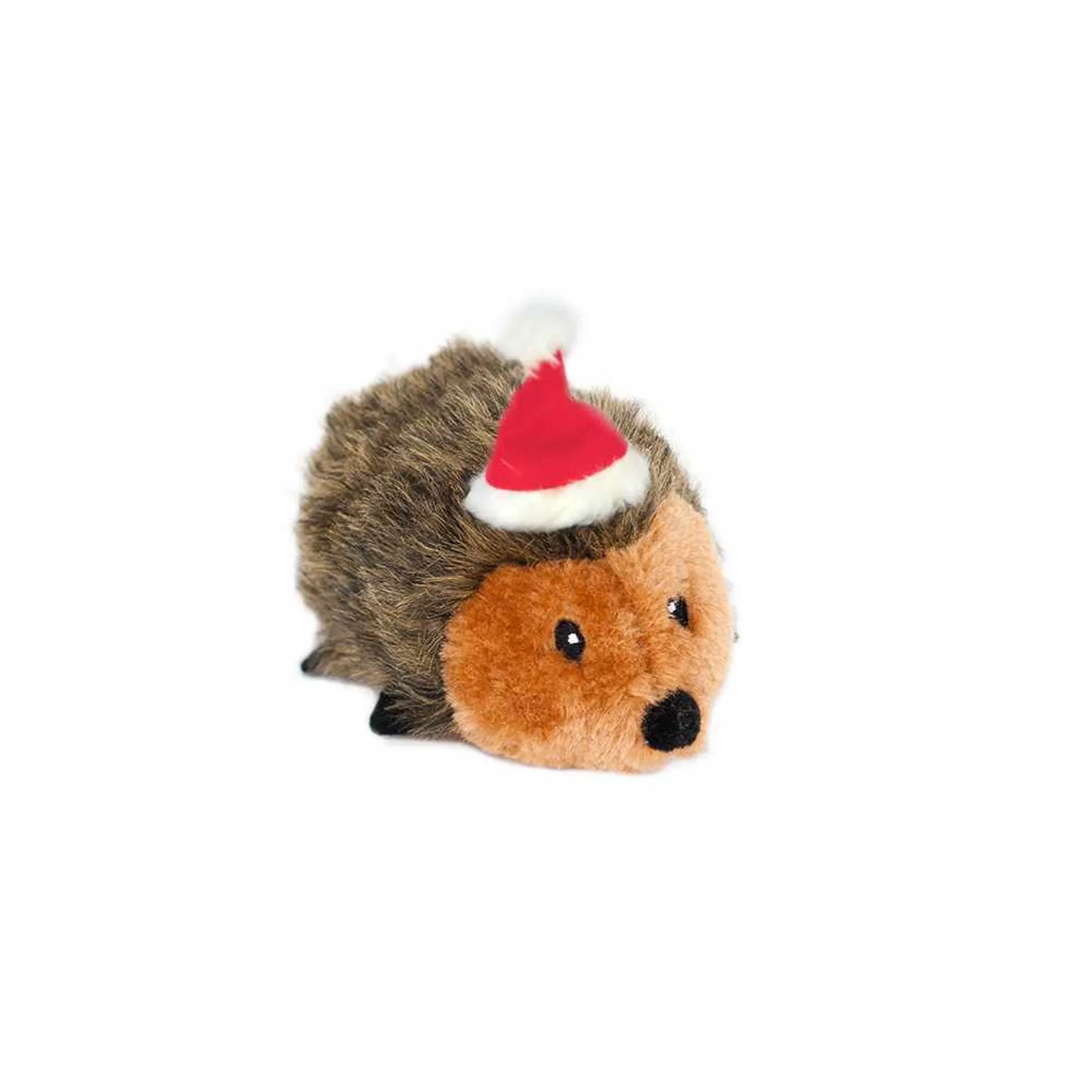 ZippyPaws Holiday Hedgehog Plush Dog Toy