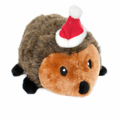 ZippyPaws Holiday Hedgehog Plush Dog Toy - Your Pet Connection