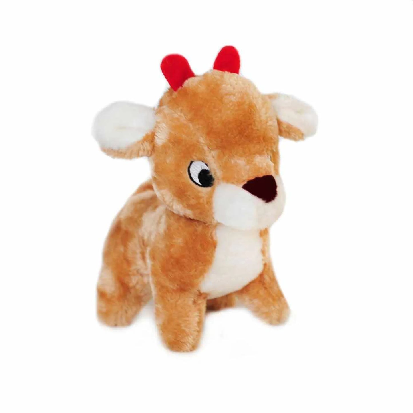ZippyPaws Holiday Deluxe Reindeer Plush Dog Toy - Your Pet Connection