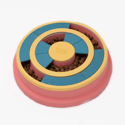 ZippyPaws SmartyPaws Puzzler Feeder Bowl - Wagging Wheel - Your Pet Connection