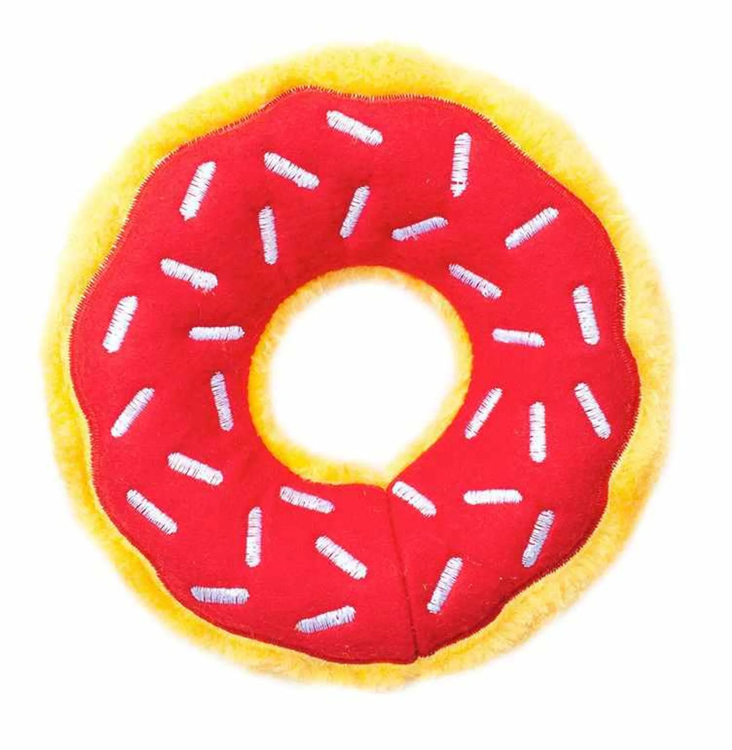 ZippyPaws Donutz Cherry Plush Dog Toy - Your Pet Connection