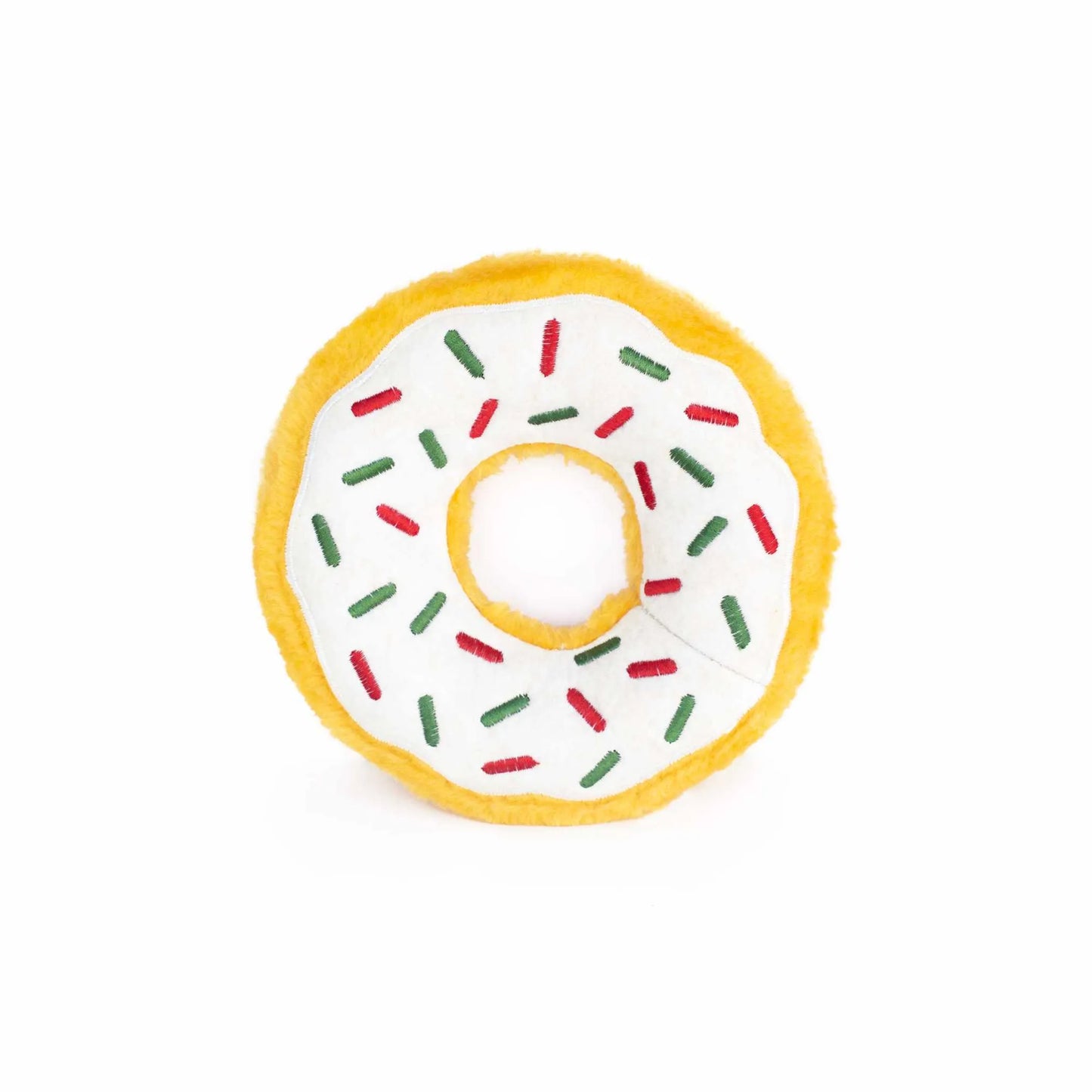 ZippyPaws Donutz Peppermint Plush Dog Toy - Your Pet Connection