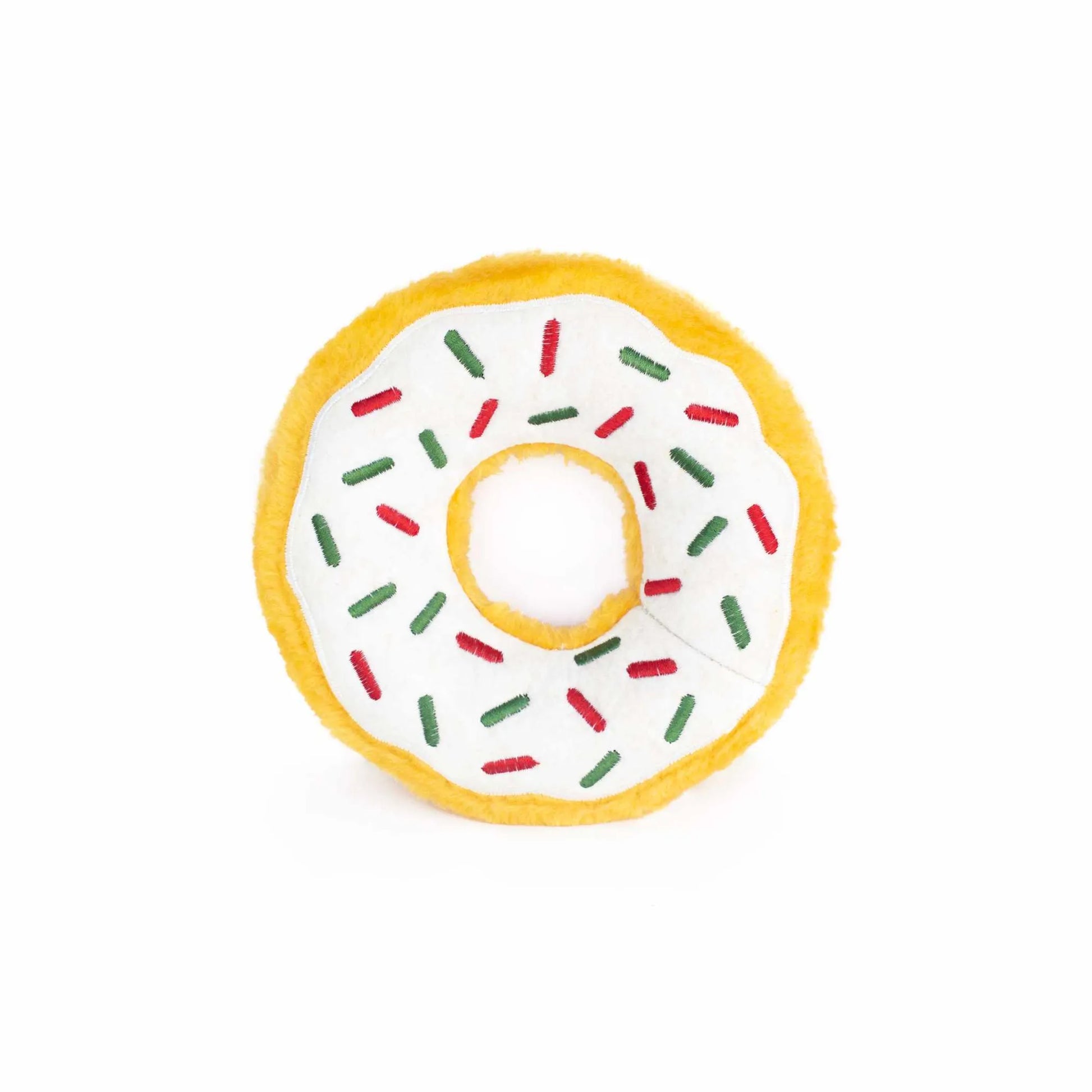 ZippyPaws Donutz Peppermint Plush Dog Toy - Your Pet Connection
