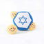 ZippyPaws Hanukkah Burrow Star of David Plush Dog Toy - Your Pet Connection
