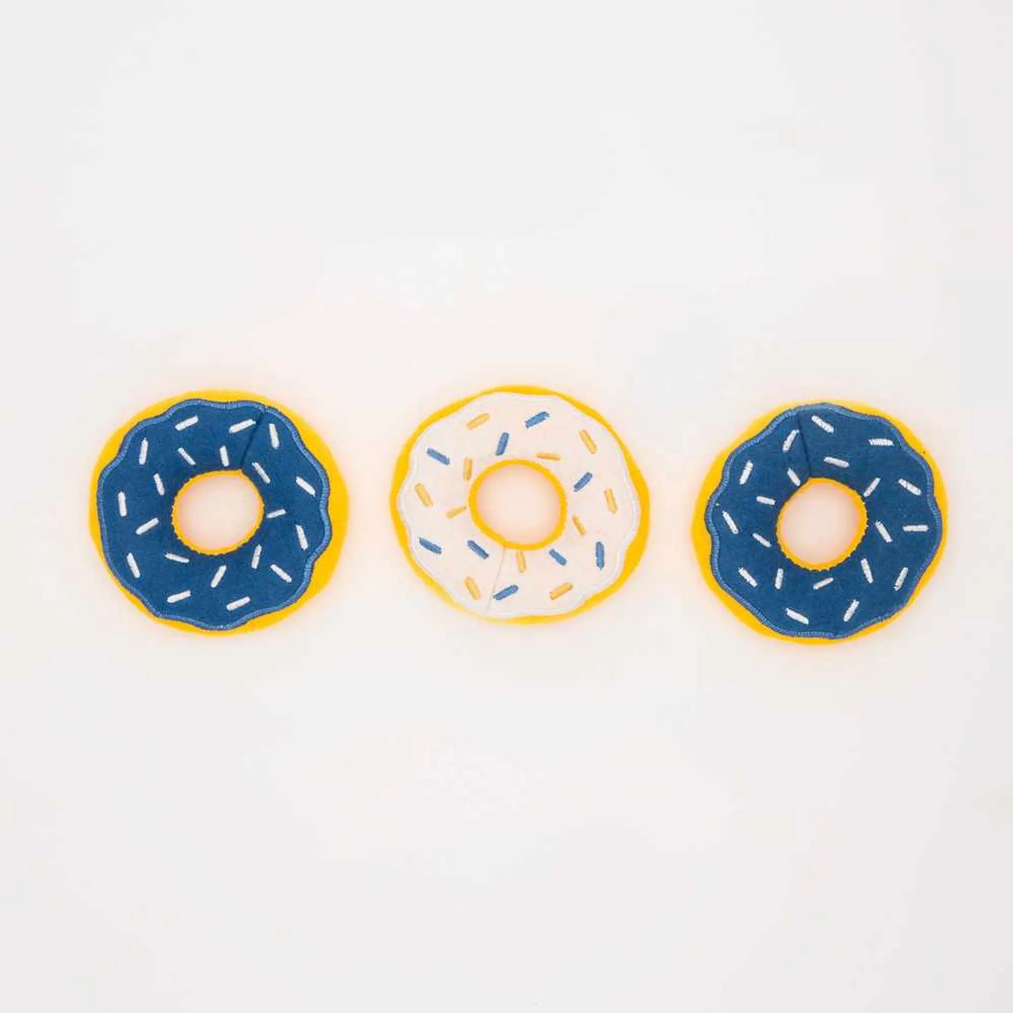 ZippyPaws Hanukkah Miniz Donutz Plush Dog Toy 3pk - Your Pet Connection