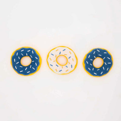 ZippyPaws Hanukkah Miniz Donutz Plush Dog Toy 3pk - Your Pet Connection