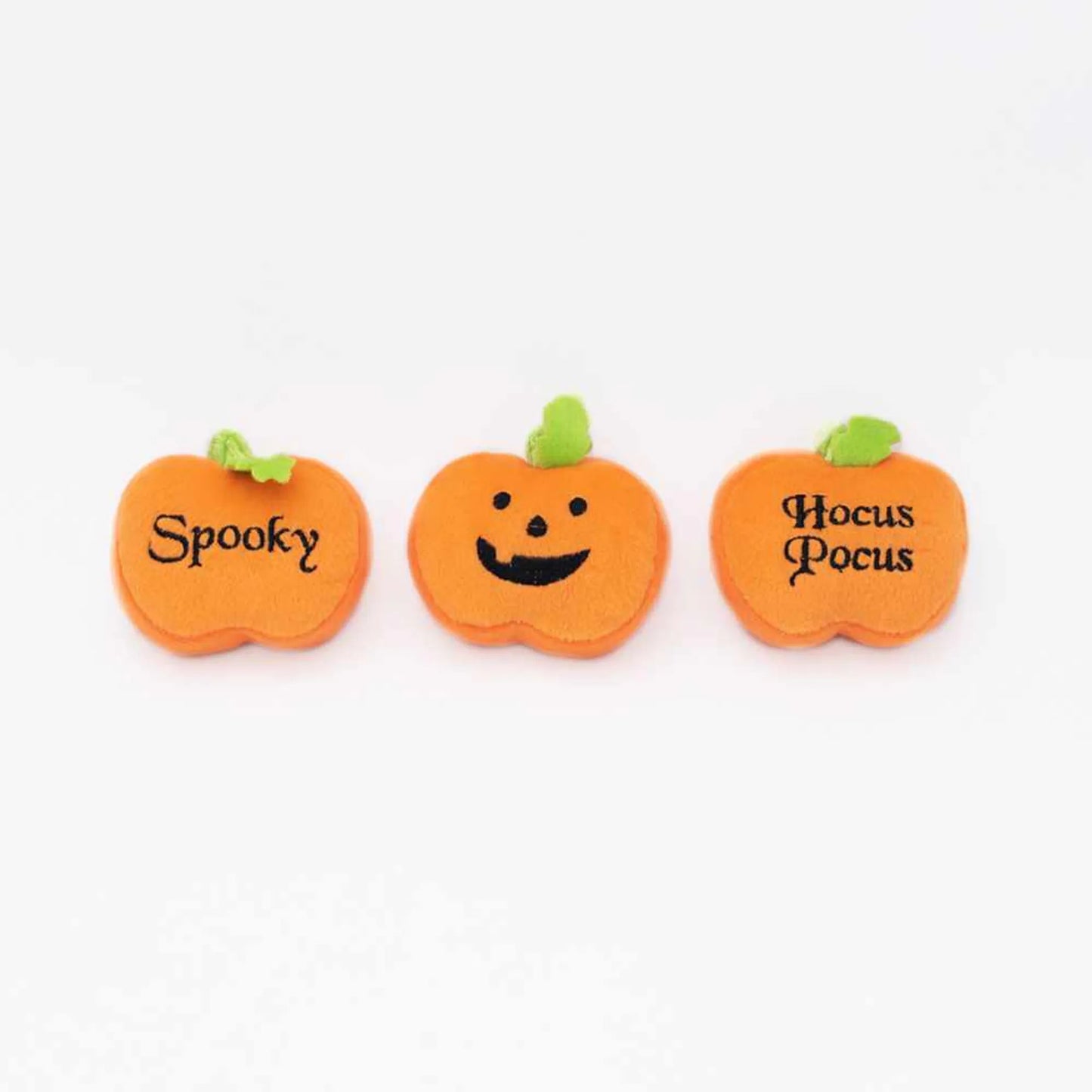 ZippyPaws Halloween Miniz 3Pack Pumpkins - Your Pet Connection