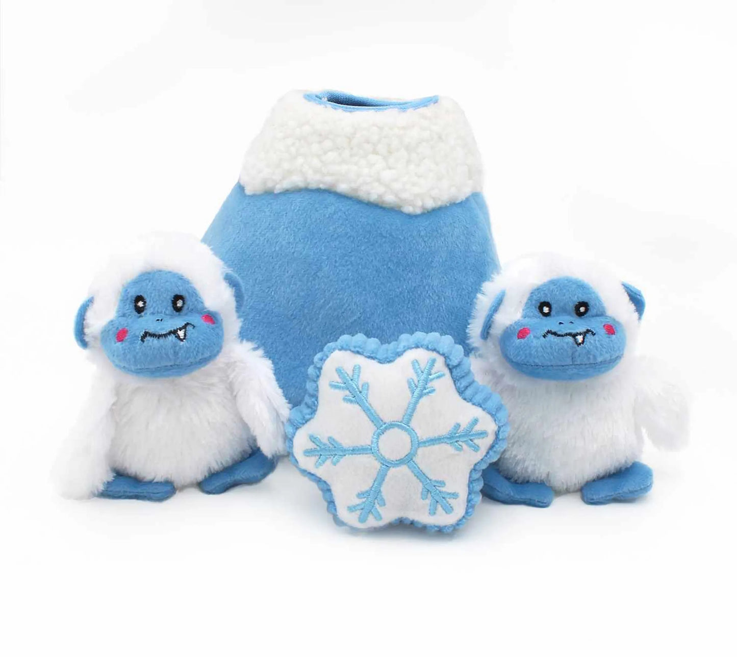 ZippyPaws Holiday Burrow(TM) Yeti Mountain Plush Dog Toy - Your Pet Connection