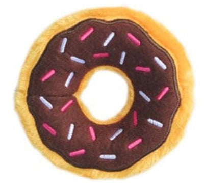 ZippyPaws Jumbo Donutz Chocolate - Your Pet Connection