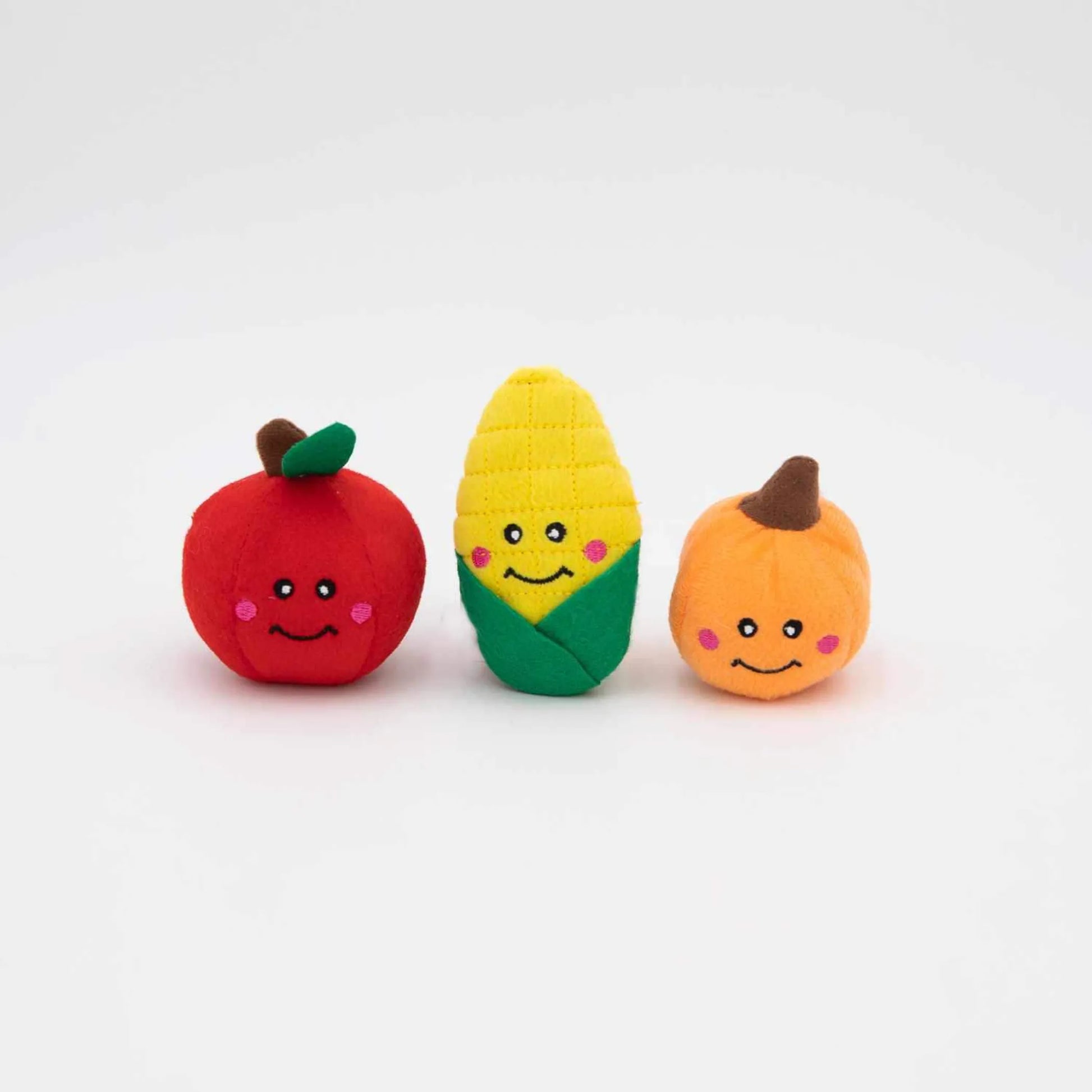 ZippyPaws Miniz Fall Harvest Plush Dog Toys 3pk - Your Pet Connection