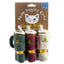 Haute Diggity Dog Festive Cat Toy Cups 3-Pack