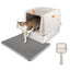 Go Fresh - Cat Litter Box Hooded Stainless Steel Base