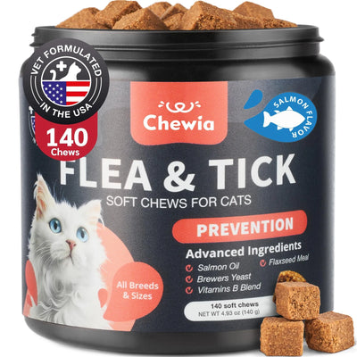 Chewia Flea & Tick Prevention Soft Chews for Cats
