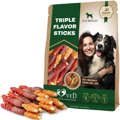 Beloved Pets Organic Triple Flavor Twists 10 oz