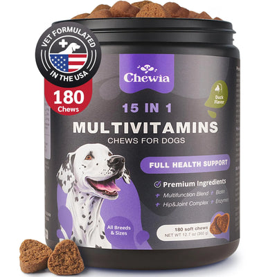 Dog Vitamins 15 in 1 Dog Multivitamin Chews - Your Pet Connection