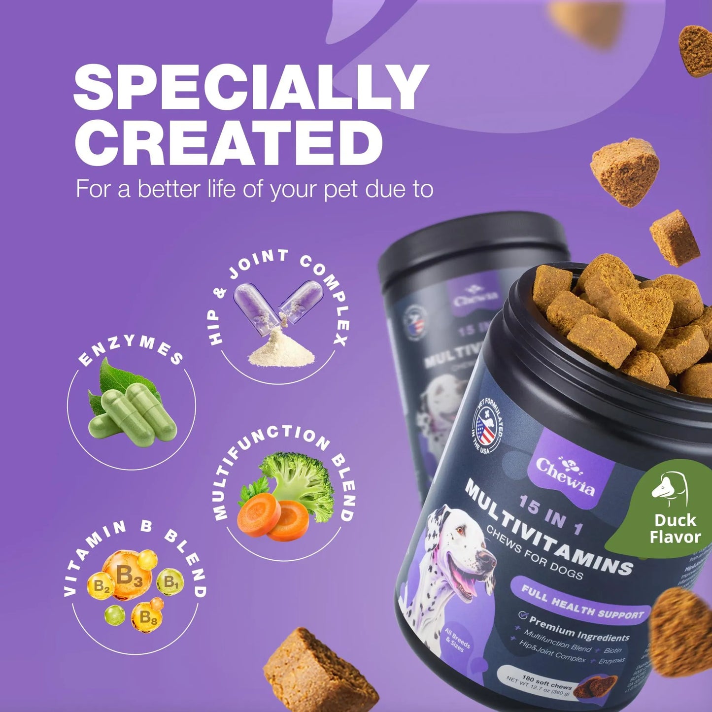 Chewia Dog Multivitamins 120g