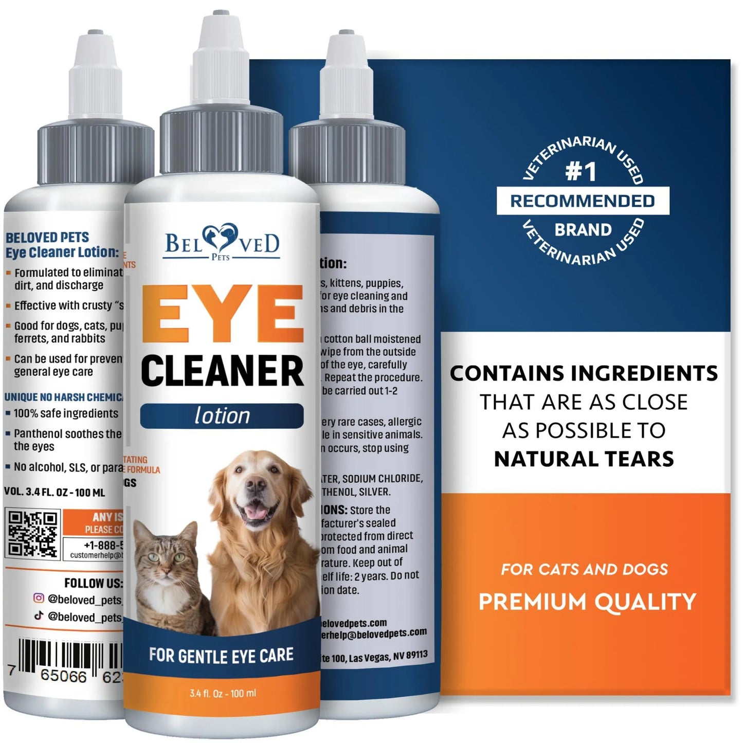 Beloved Pets Eye Cleaner Lotion 100ml