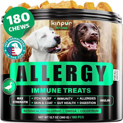 Kinpur Pet Care Allergy Immune Chews 180 Count