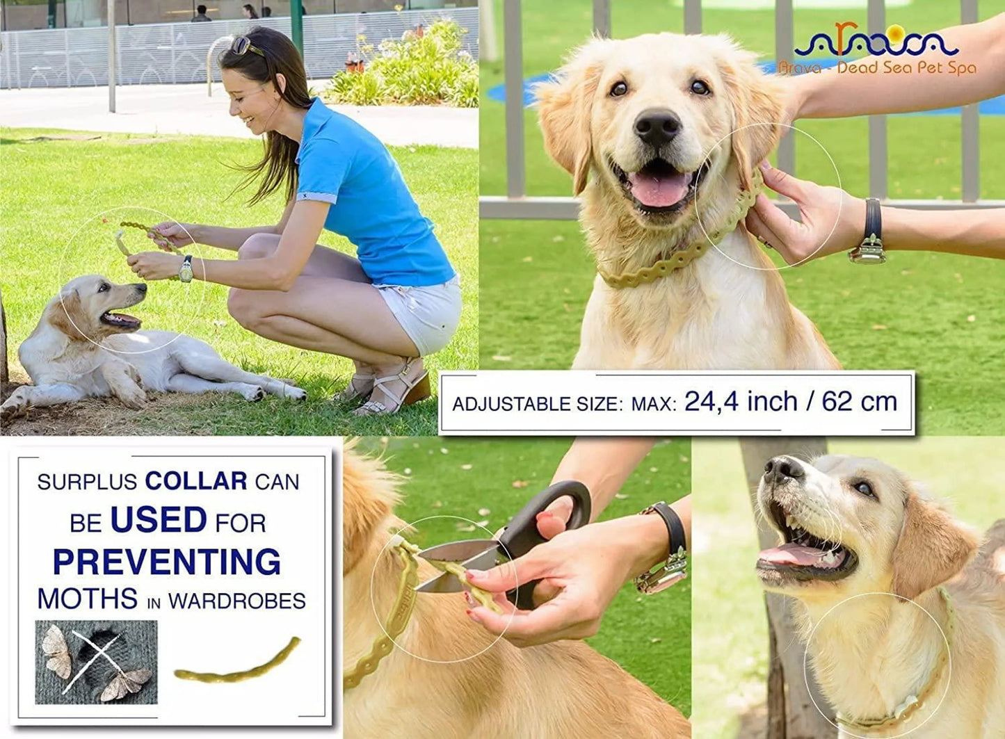 Arava Flea & Tick Collar for Dogs