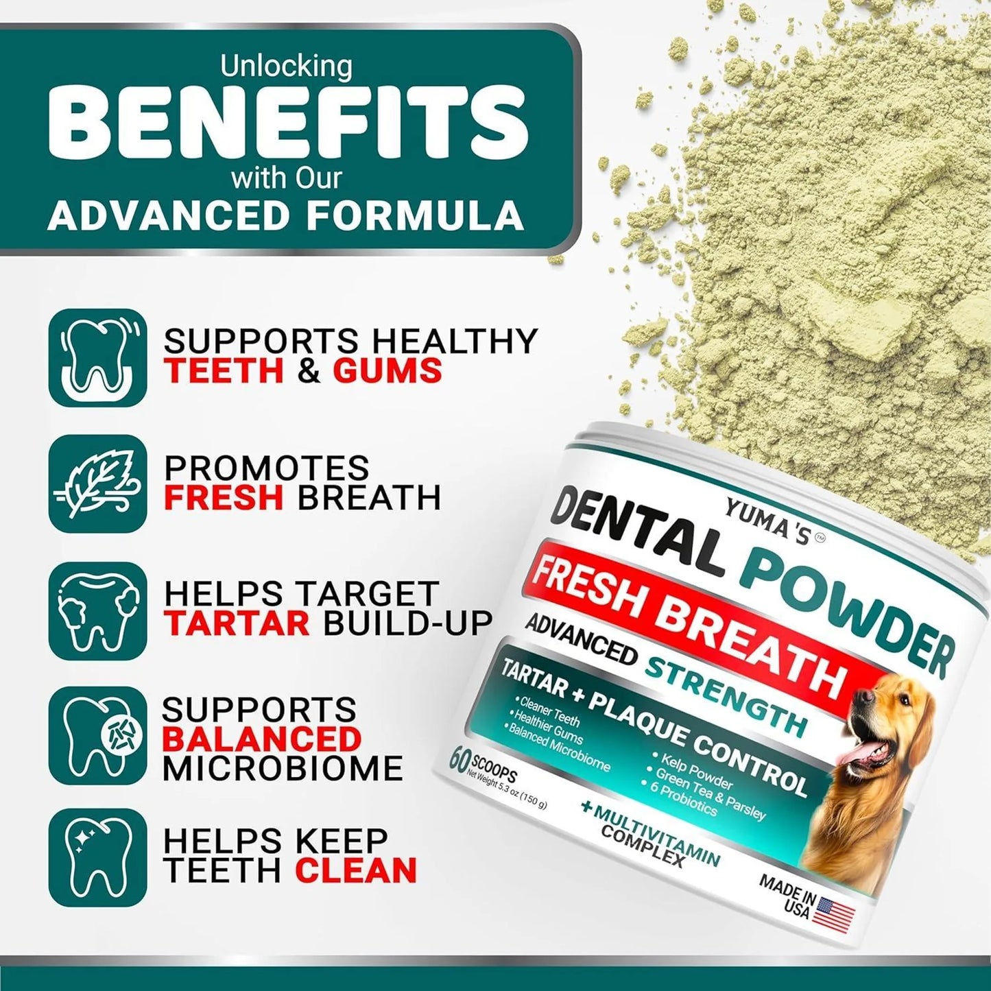 Yuma'S Advanced Pet Dental Powder 150g