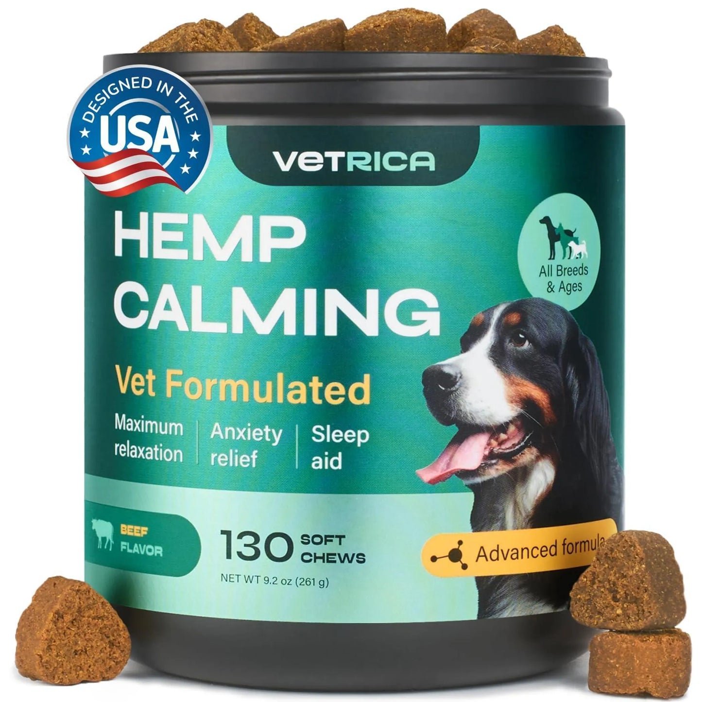 Vetrica Hemp Calming Chews for Dogs