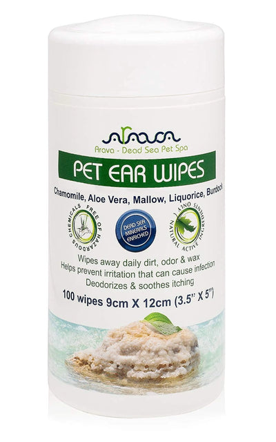 Arava - Dead Sea Pet Spa Natural Puppy Wipes 50 Pack