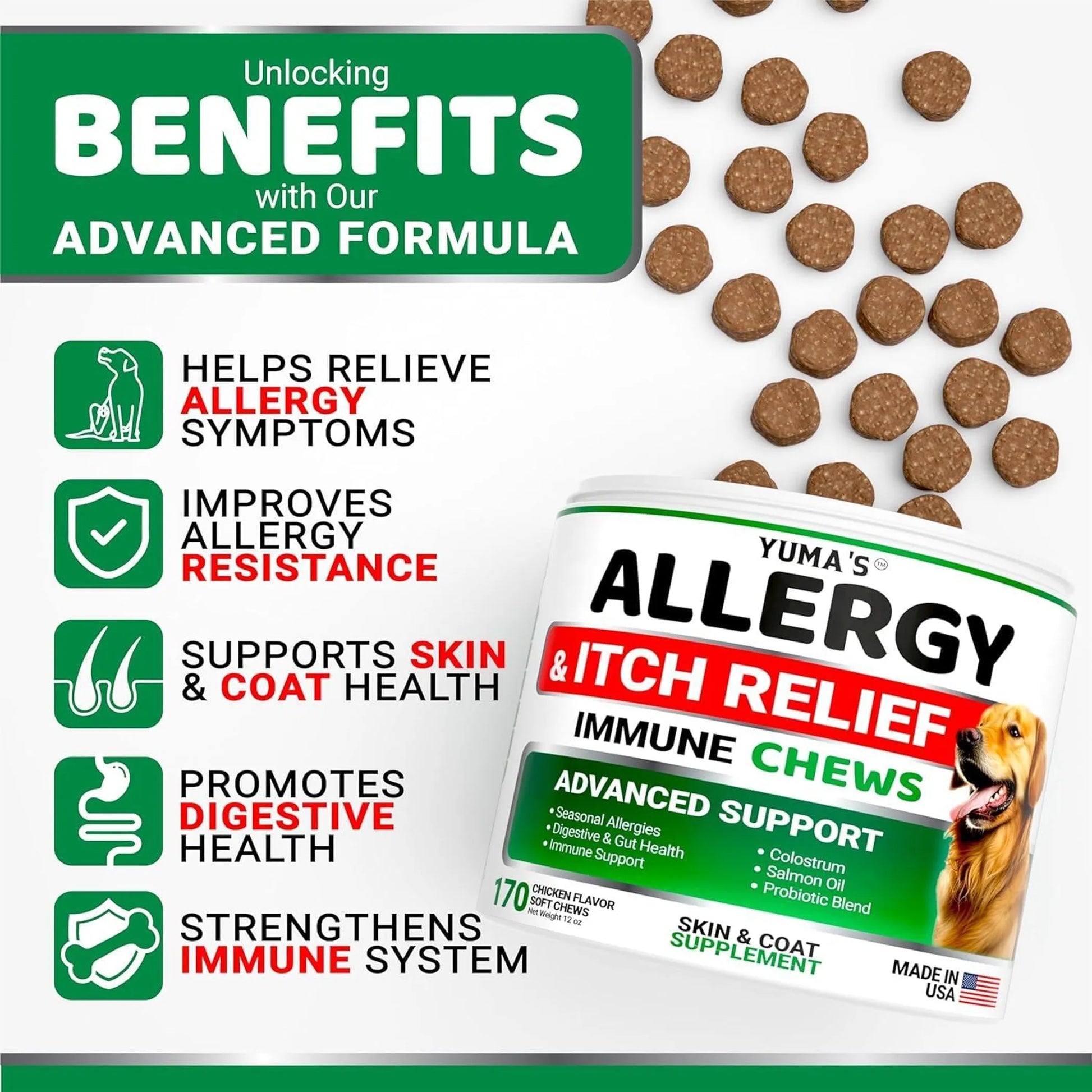 2 Pack Dog Allergy Relief Chews - Your Pet Connection