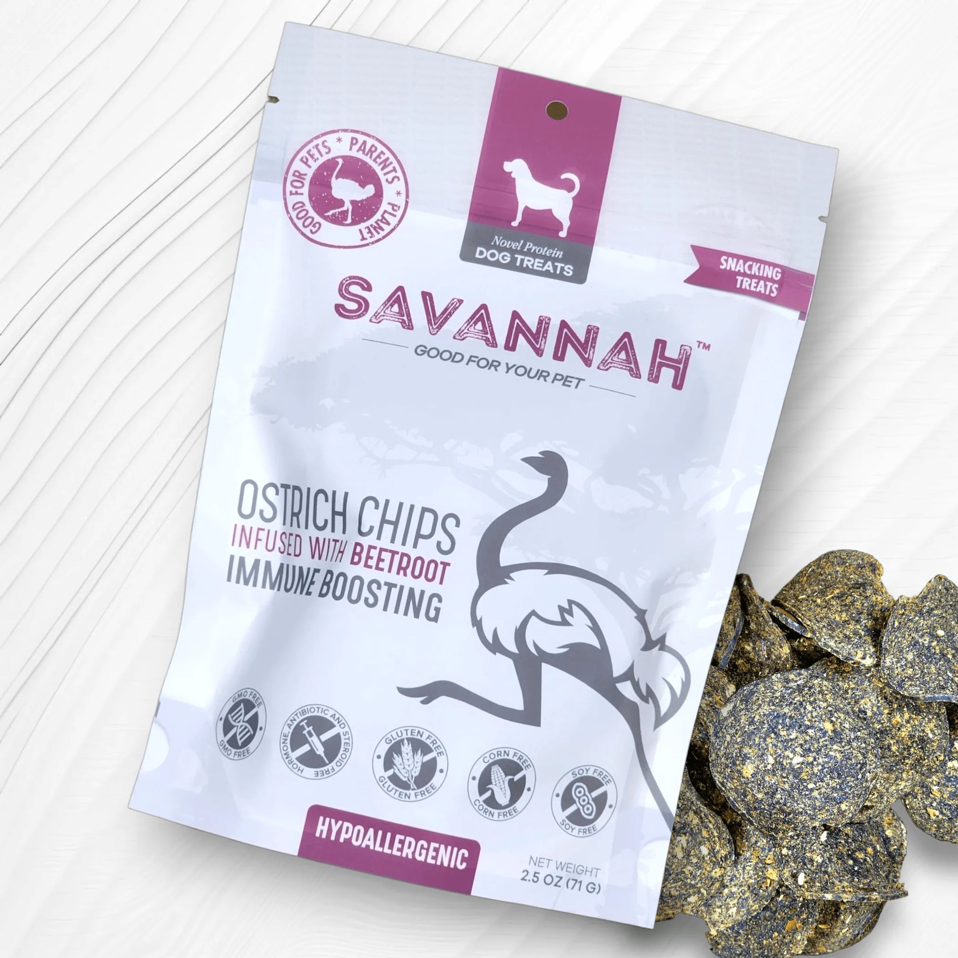 Ostrich Chips with Beetroot : The Flavorful, Immune-Boosting Treat for Dogs - Your Pet Connection