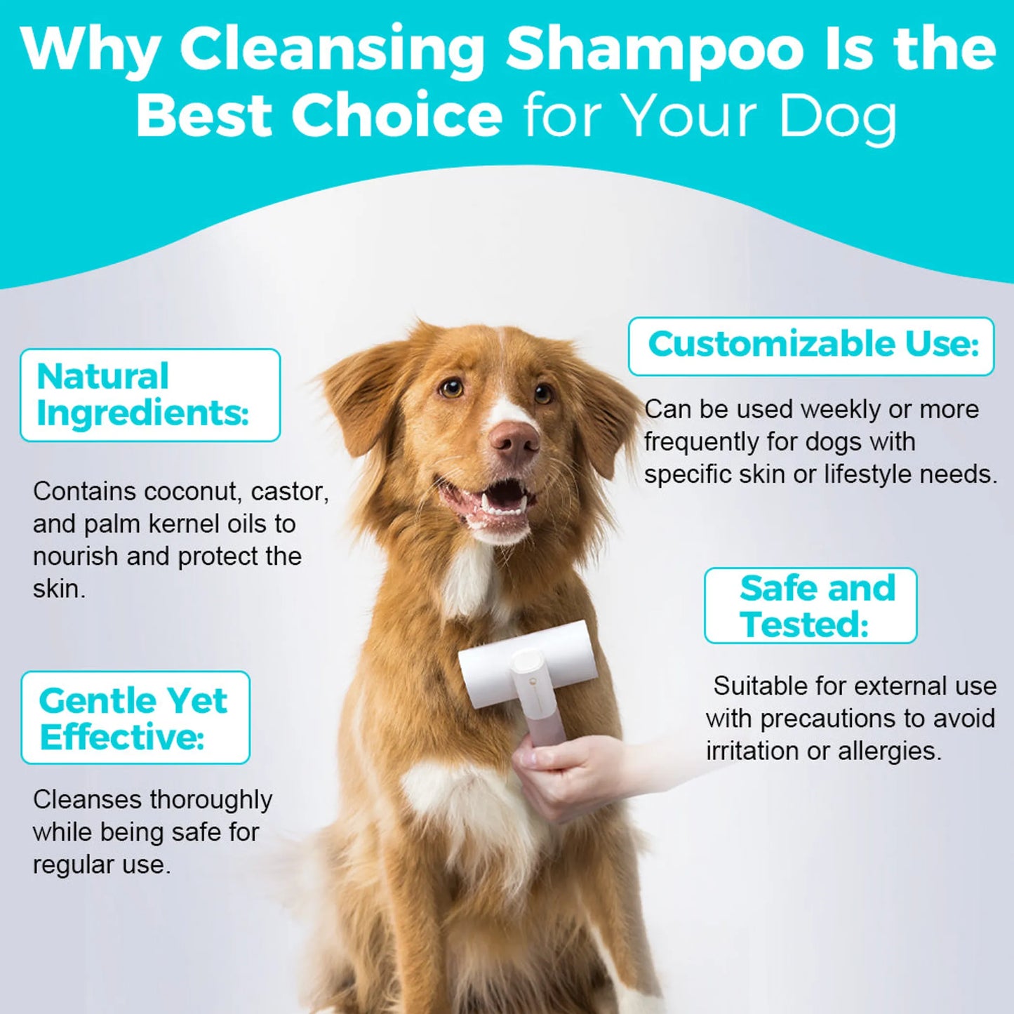 Welsdom Gentle Cleansing Dog Shampoo 240ml