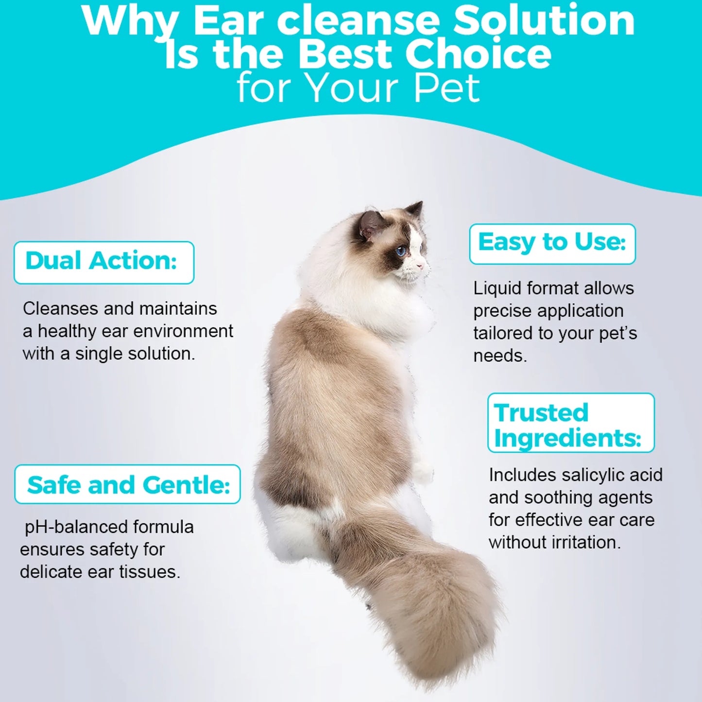 Welsdom Pet Ear Cleanse Solution 118ml