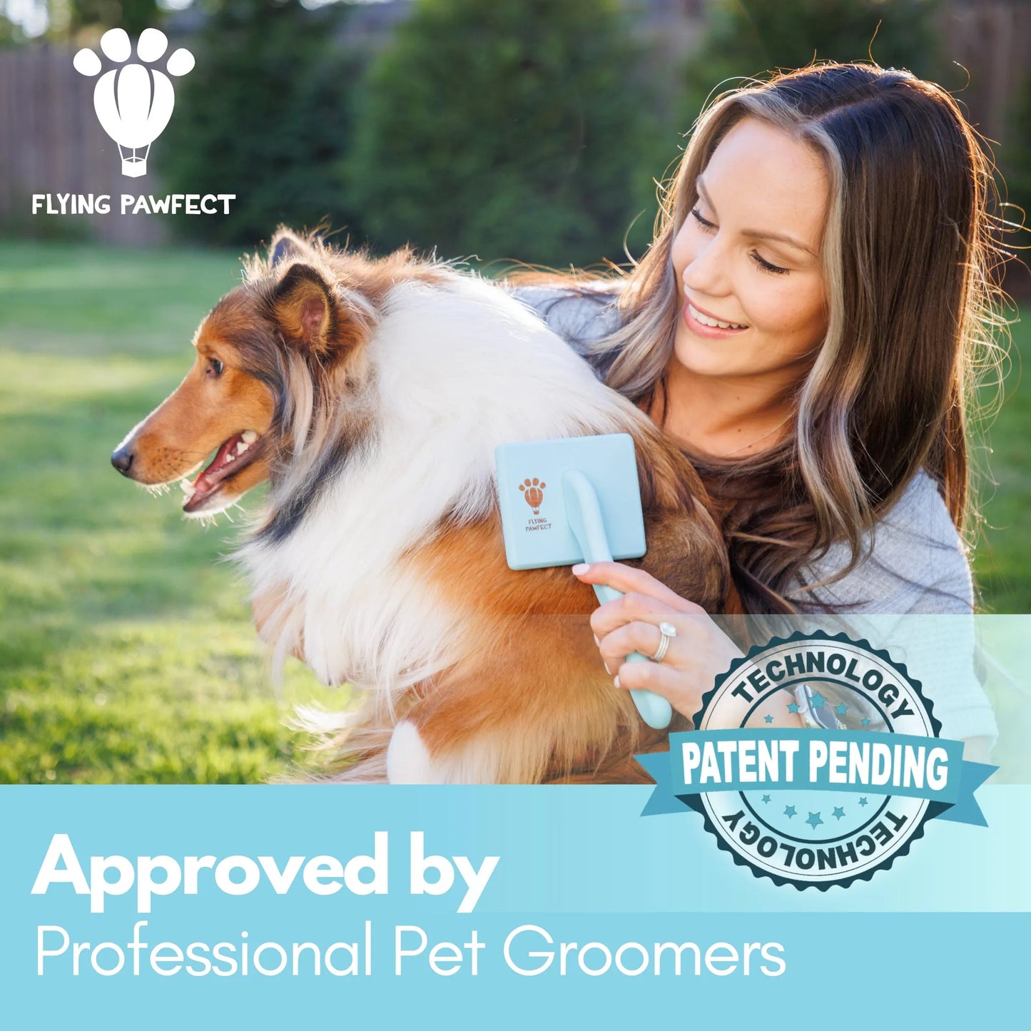 Flat Slicker Brush - Baby - Your Pet Connection