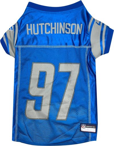 Aidan Hutchinson Pet Striped Jersey (Det) - Your Pet Connection