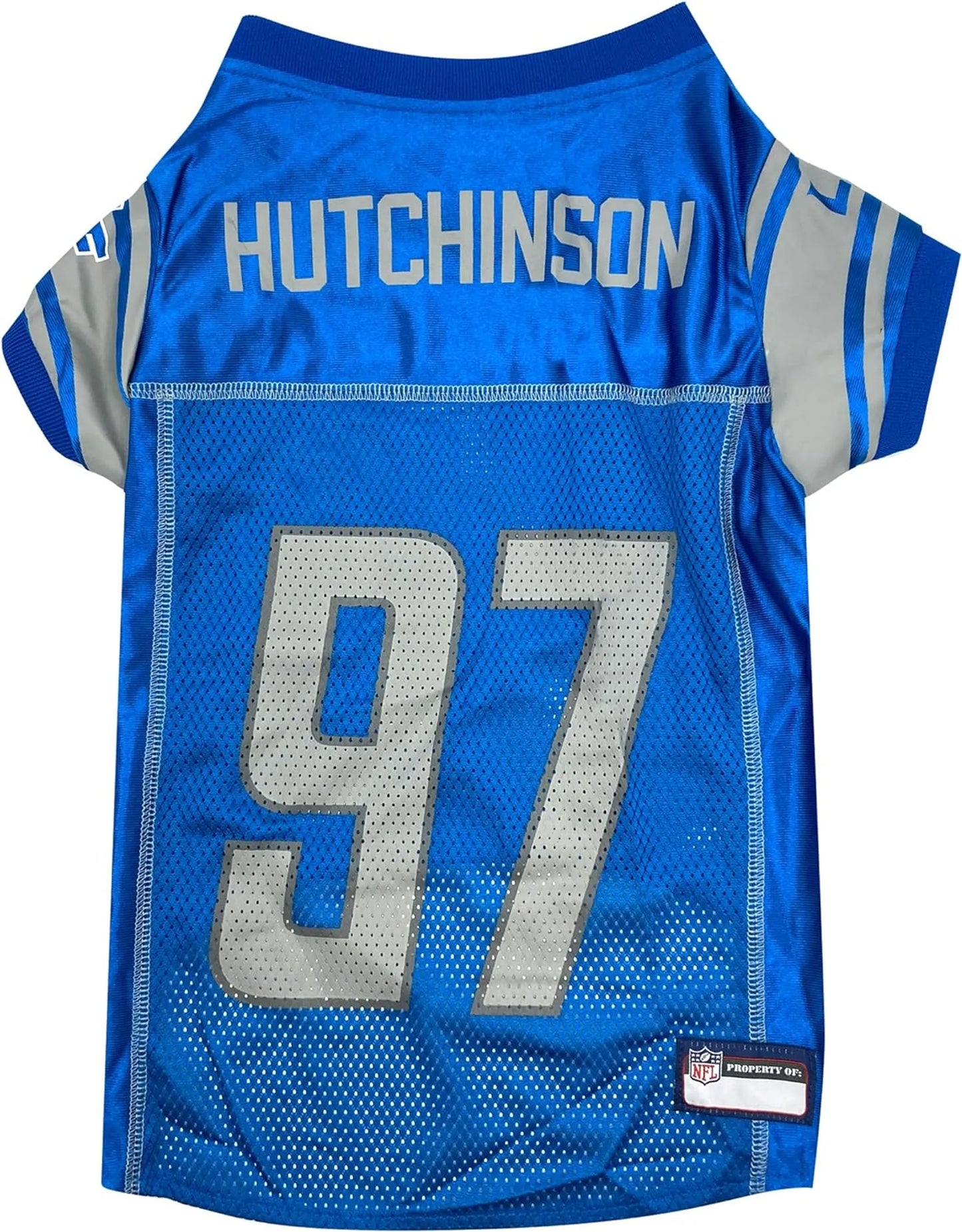 Aidan Hutchinson Pet Striped Jersey (Det) - Your Pet Connection