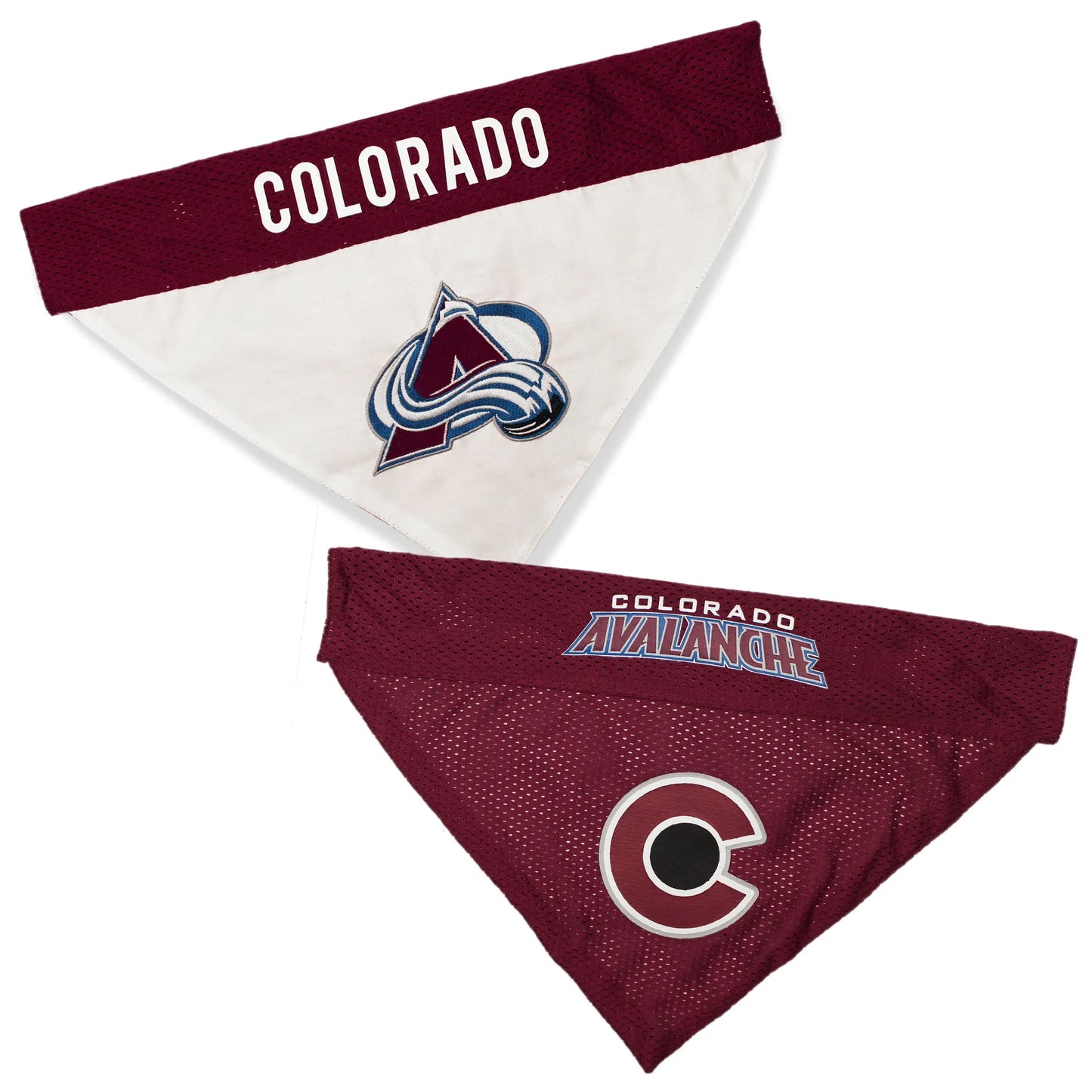 Colorado Avalanche NHL Reversible Dog Bandana by Pets First