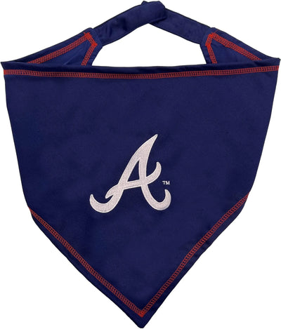 Atlanta Braves Tie Around Bandana - Your Pet Connection