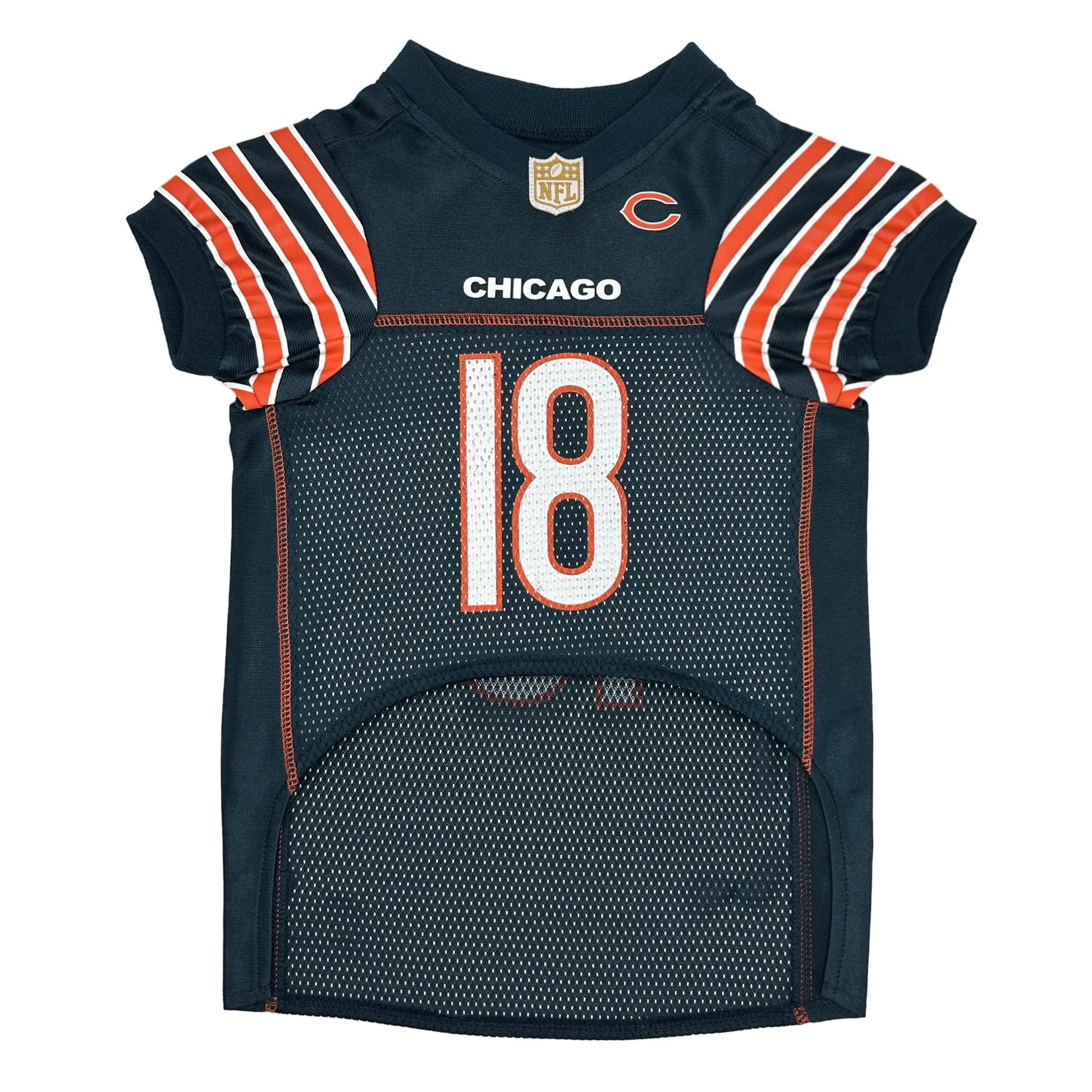 Caleb Williams Pet Striped Jersey (CHI) - Your Pet Connection