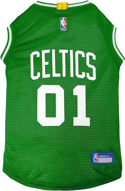 Boston Celtics Basketball Mesh Jersey - Your Pet Connection