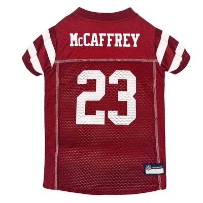 Christian Mccaffrey Pet Striped Jersey (San) - Your Pet Connection