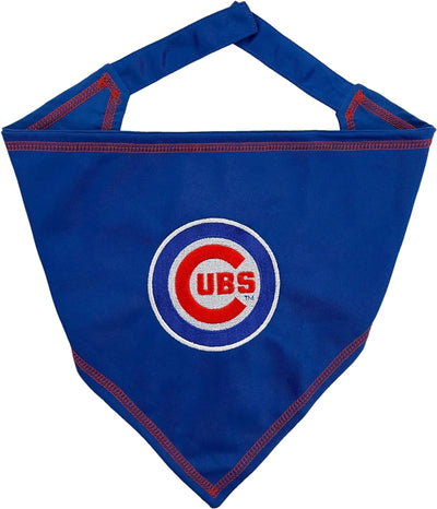 Chicago Cubs Tie Around Bandana - Your Pet Connection